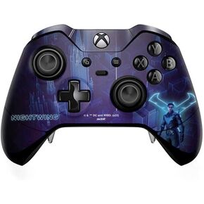 Skinit Decal Gaming Skin Compatible with Xbox One Elite Controller - Officially Licensed Warner Bros Nightwing Design
