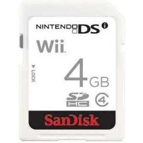 SanDisk 4GB Nintendo DSi Secure Digital High Capacity (SDHC) Memory Card