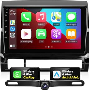 لتويوتا تاكوما 2005-2015 راديو متوافق مع Carplay اللاسلكي Android Auto ، سيارة Steroo STEROOTH STEROOTH CAR