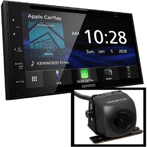 Kenwood DDX5707S 6.8 "DVD/CD مستقبل مع موالف AM/FM RDS ، Waze جاهز مع Apple Carplay أو Android Auto و Bluetooth المدمج | Plus Kenwood CMOS-13