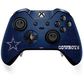 Skinit Decal Gaming Skin Compatible with Xbox One Elite Controller - Officially Licensed NFL Dallas Cowboys Distressed Design