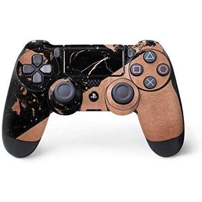 Skinit Decal Gaming Skin Compatible with PS4 Controller - Rose Gold Marble Design