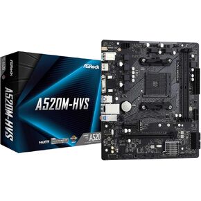 ASRock AMD A520 Socket AM4 Micro ATX DDR4-SDRAM Motherboard