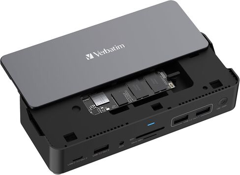 Verbatim USB-C ™Pro Docking Station 15-in-1 - SSD Enclosure, Black, 32173 in Kuwait