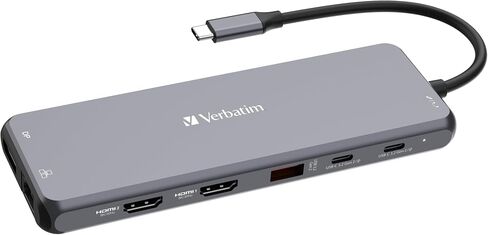 Verbatim USB-C ™Pro Docking Station 15-in-1 - SSD Enclosure, Black, 32173 in Kuwait