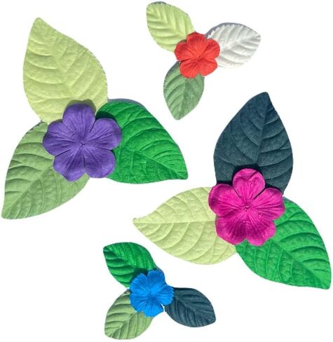 100 Pcs Handmade Patch Jasmine Flowers 25x25mm Mulberry Paper Flowers Scrapbooking Wedding DIY Craft Supplies (Pink Pastels Tone) in Kuwait