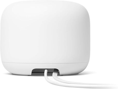 Nest WiFi Router نظام Wi-Fi موثوق مع السرعة السريعة وتغطية المنزل بالكامل-Google WiFi Mesh Router Snow (4 أجهزة توجيه) ، 1xga00595-A in Kuwait