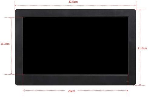 إطار الصورة الرقمية 13.3 بوصة HD IPS شاشة جديدة لاعب إعلانات محمولة على الحائط (أبيض) in Saudi Arabia