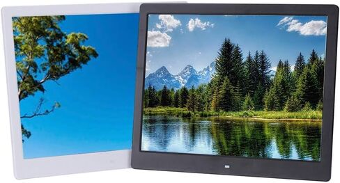 17 بوصة + 16 جرام آلة الإعلان بناء آلة الإعلان عرض هدية إلكترونية LED HD الفيديو (أسود) in Kuwait