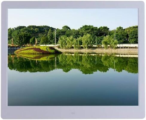 17 بوصة + 16 جرام آلة الإعلان بناء آلة الإعلان عرض هدية إلكترونية LED HD الفيديو (أسود) in Kuwait