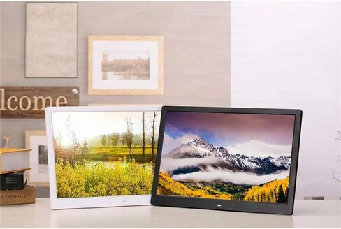 14-inch Digital Photo Frame Electronic Photo Frame Advertising Player Home Video Player(White) in Saudi Arabia