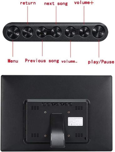 14-inch Digital Photo Frame Electronic Photo Frame Advertising Player Home Video Player(White) in Saudi Arabia