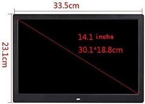 14-inch Digital Photo Frame Electronic Photo Frame Advertising Player Home Video Player(White) in Saudi Arabia