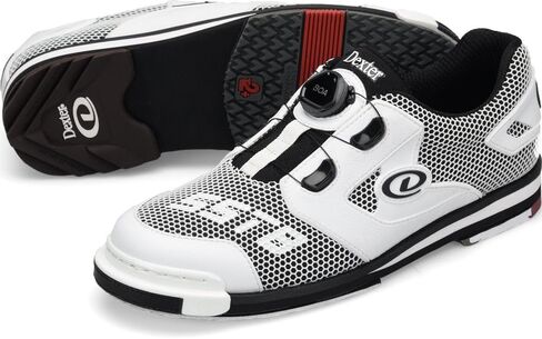 حذاء Dexter الرجالي Bowlng SST 8 Power Frame BOA Bowling - أبيض/أسود 11.5 عرض US in Saudi Arabia