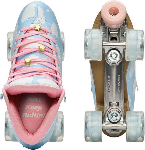 Impala Rollerskates Girl's Impala Quad Skate (Big Kid/Adult) Mimosa 5 (US Men's 3, Women's 5) M in Saudi Arabia