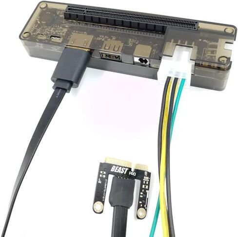 JMT EXP GDC Notebook External PCI-E Discrete Graphics Beast Series External Laptop Docking Station Mini PCI-E/M.2 A Key No Power (Mini PCI-E) in Saudi Arabia