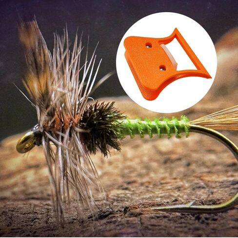 Fly Tying Hackle Plier Fly Tying Equipment Portable Sturdy Feather Folding Blok Feather Clamp for Fishing Lake in Saudi Arabia