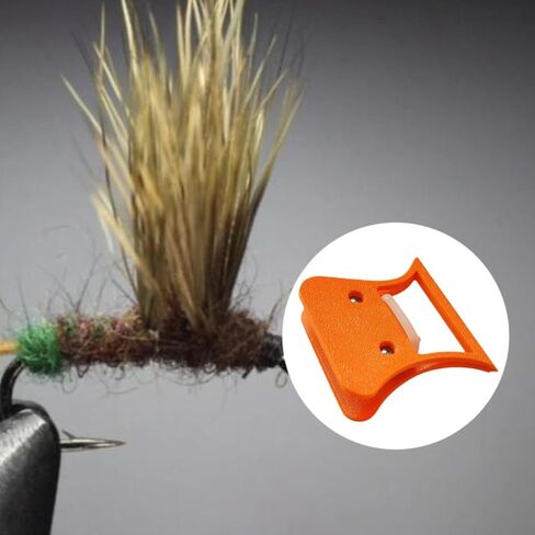 Fly Tying Hackle Plier Fly Tying Equipment Portable Sturdy Feather Folding Blok Feather Clamp for Fishing Lake in Saudi Arabia