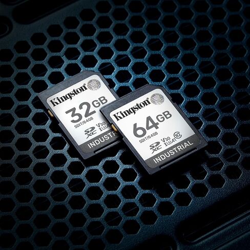 Kingston Industrial SD Card, Up to 100MB/s, High Endurance, UHS-I U3 V30 A1, (SDIT/64GB) in Saudi Arabia