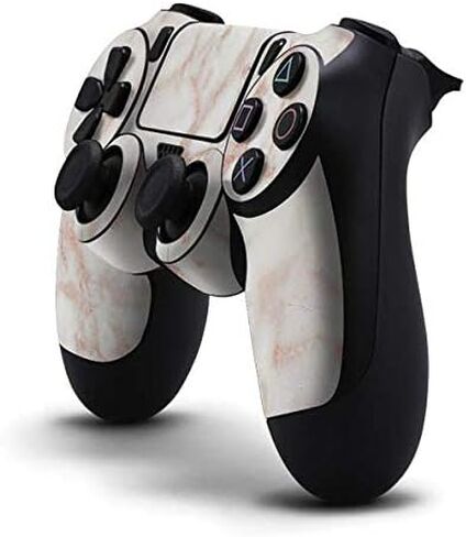Skinit Decal Gaming Skin Compatible with PS4 Controller - Rose Gold Marble Design in Saudi Arabia