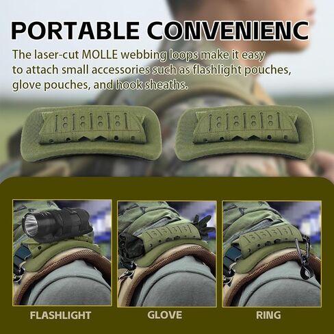 Archerest 2 حزمة منصات الكتف لوحة تكتيكية ، وسادة حزام كتف السترة الناعمة ، وسادة حزام شبكية للتنفس لحقائب الظهر in Kuwait