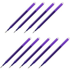 Pilot Gel Ink Refills for FriXion Erasable Gel Ink Pen, Extra Fine Point 0.5mm, Violet Ink, Pack of 9