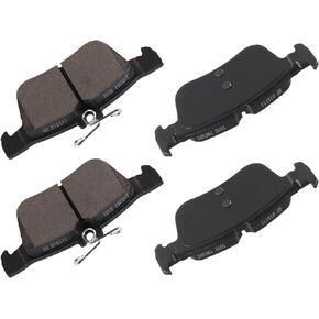 Rear Ceramic Brake Pads Kits 4pcs fit for Ford Edge/Escape/Fusion, 17 for Lincoln Continental 15 for Lincoln MKC 16-18 for Lincoln MKX 13-18 for Lincoln MKZ for Lincoln Nautilus