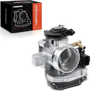 A-Premium Electronic Throttle Body with Sensor Compatible with Volkswagen Jetta 1993-1999, Golf 1995-1998, 2000-2003, Cabrio 1996-1999 1.8L 2.0L Replace#408237111004Z, 037133064F