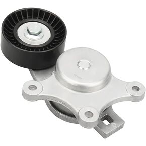 38485 Drive Belt Tensioner Assembly with Pulley for Ford Edge/Explorer/Flex/Fusion/Police Interceptor/Taurus/Taurus X,for Lincoln MKS/MKZ/MKT/MKX,for Mazda 6/CX-9 [# BT4Z6B209B]