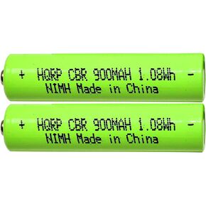 HQRP 2-Pack Battery Compatible with Panasonic Cordless Telephone 1.2V Battery HHR-75AAA/B, BK30AAABU, VTech BT205662, Outdoor Solar Garden Lights, TV Remote Control and Household Devices Replacement