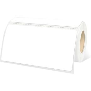 2×3 Inch White Removable Thermal Labels,Writeable,Removable,Thermally Printable,300 Sheets per Roll with Perforated Lines