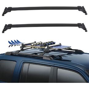 OCPTY Roof Rack Cross Bars Fit for Honda Pilot 2009 2010 2011 2012 2013 2014 2015 Cargo Bars for Cargo Carrier Bag Luggage Kayak Canoe Bike Snowboard Skiboard