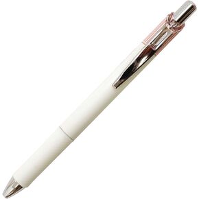Pentel EnerGel Clena Retractable Liquid Gel Pen, Micro Fine Point 0.4mm Needle Tip, Black Ink, Classical Pink Body (BLN74LP-A)
