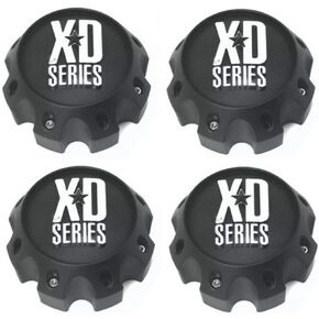 4 Pack KMC XD Series 1079L170MB Wheel Center Cap 8 Lug