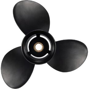 10.3 x 12 OEM Upgrade Aluminum Outboard Boat Propeller for BRP Johnson EVINRUDE OMC Stern Drive 15-35HP 14 Spline Tooth RH
