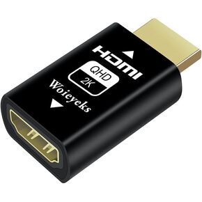 HDMI edid Emulator passthrough -1024x768@60Hz Default Resolution-HDMI Dummy Plug Headless Ghost Display EDID Stabilzer Emulator for HDMI Switches/Extender/AV Receiver/Video Splitters etc