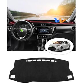 Cartist Dash Cover for Toyota Corolla 2003 2004 2005 2006 2007 2008 Dashboard Cover Mat Non-Slip Pad Carpet Sunshield Protector