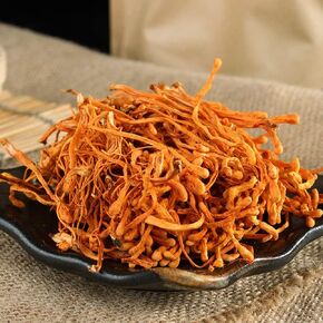 Cordyceps Flower Plum Flower Cordyceps Cordyceps Dried Flowers Cordyceps Mushroom Militaris/Chong Cao Hua/Cordyceps Herbal (250grams)