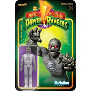 Super7 Mighty Morphin Power Rangers White Ranger 3.75 in Reaction Figure Classic Collectibles and Retro Toys in Saudi Arabia