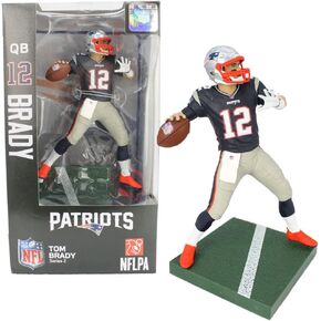 Tom Brady (New England Patriots) Exclusive Imports Dragon NFL 6" Figure