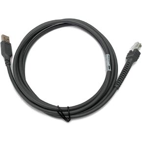 USB Cable for Motorola Symbol Scanner LS2208 DS6878 LI4278 LS3578 7FT 2M USB Type A barcode scanner Cable CBA-U01-S07ZAR, Gray