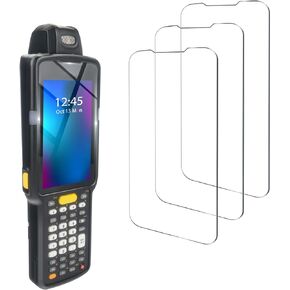 3pcs MC3300 Tempered Glass Screen Protector Replacement for Zebra Symbol MC3300 Handheld Barcode Scanner Mobile Computer,9H Hardness Stable Durable