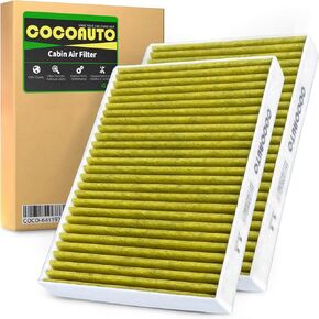 Cabin Air Filter for 2019-2023 BMW X5 X7 X6,2017-2023 530i 530e 540i 550i M5 M550i xDrive 740i 750Li 740e xDrive 840i M850i M8 Alpina B7,Replace 64119366401(Set of 2)