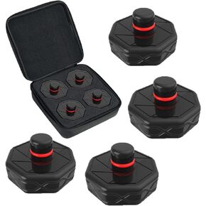 BIG RED ATSLS001R-1 Lifting Jack Pads (4) for Tesla Models 3/S/X/Y: Enhanced Durability and Non-Slip Grip, Safely Lift/Secure Your Tesla, Protects Battery, Chassis, Paint