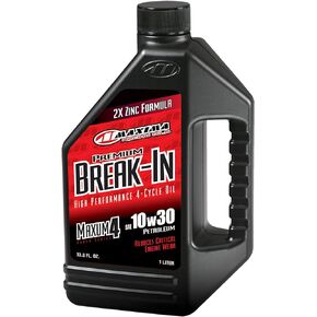 Maxima Racing Oils 30-10901-2PK Premium Break in 10w30 Motorcycle Engine Oil 1L Bottle, 2-Pack