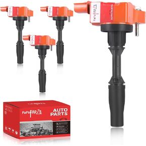Set of 4 Ignition Coil Pack UF680 Compatible with Buick Envision Chevy Camaro GMC Impala ATS CTS CT6 Cadillac 2.0L 2.5L