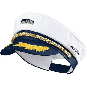 FOCO Men's NFL Team Logo Sailing Yacht Boat Captain's Hat