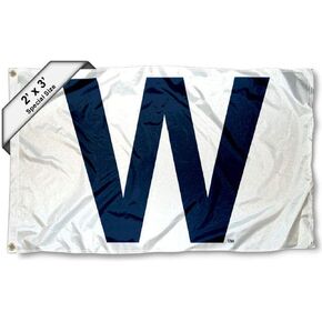 Chicago Baseball W Win 2x3 Foot Flag