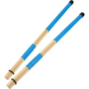 1Pair Bamboo Sticks Durable Rack Drums Wooden Drum Brushes Percussion Sticks Drum Sticks