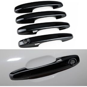 Exterior Door Handle Cover Compatible for 2020 2021 2022 2023 2024 Ford Escape Accessories Door Handle Protector Trim with 4 Sensors Openings